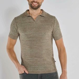 Polo shirt - braunbeige Polo shirt - braunbeige