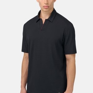B TECH COOL JADE OPEN NECK - Polo shirt - black B TECH COOL JADE OPEN NECK - Polo shirt - black