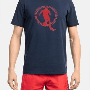 PUPINO - Print T-shirt - blue navy PUPINO - Print T-shirt - blue navy