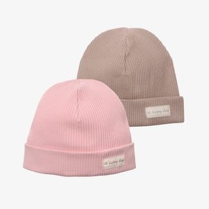 2 PACK - Beanie - rosa braun 2 PACK - Beanie - rosa braun