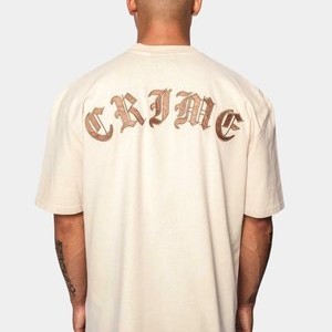 CRIME - Print T-shirt - coconutmilk CRIME - Print T-shirt - coconutmilk