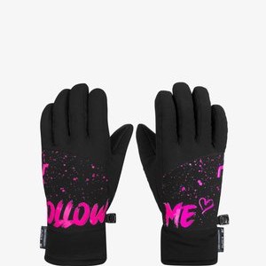 BEATRIX - Gloves - black pink glo BEATRIX - Gloves - black pink glo