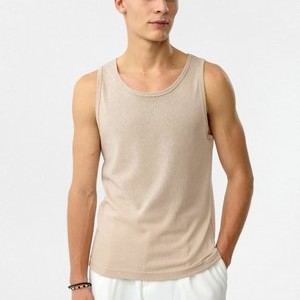 REGULAR FIT - Top - beige REGULAR FIT - Top - beige