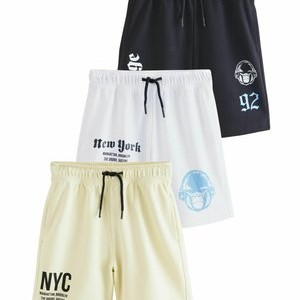 3 PACK  - Tracksuit bottoms - white   yellow   black