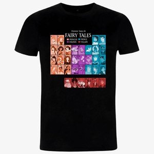DISNEY PRINCESSES - PRINCESS TABLE - Print T-shirt - black DISNEY PRINCESSES - PRINCESS TABLE - Print T-shirt - black