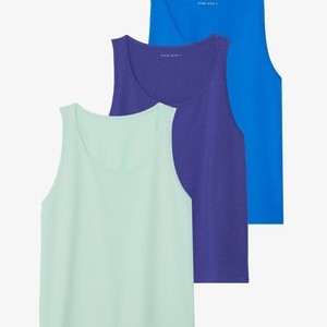 3 PACK - Top - dark blue/light green/royal blue 3 PACK - Top - dark blue/light green/royal blue