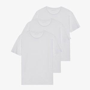 3 PACK - Basic T-shirt - white 3 PACK - Basic T-shirt - white