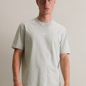 Basic T-shirt - light gravel melange Basic T-shirt - light gravel melange
