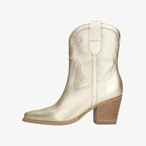 Cowboy/biker ankle boot - gold Cowboy/biker ankle boot - gold