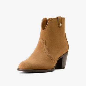 TILBURY ZIP - Classic ankle boots - carmel suede TILBURY ZIP - Classic ankle boots - carmel suede