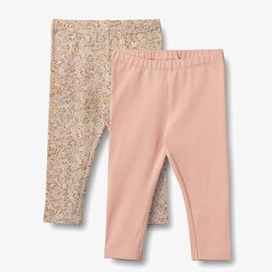 2ER PACK - Leggings - Trousers - lilac flower meadow 2ER PACK - Leggings - Trousers - lilac flower meadow