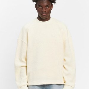 SIGNE WAFFLE LONGSLEEVE - Sweatshirt - cream SIGNE WAFFLE LONGSLEEVE - Sweatshirt - cream