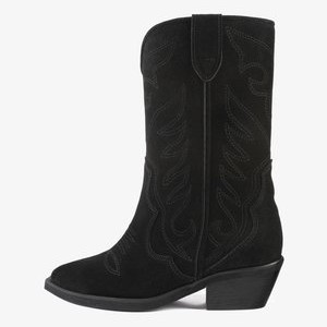 ALABAMA - Cowboy/biker ankle boot - black ALABAMA - Cowboy/biker ankle boot - black