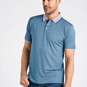 PLAIN - Polo shirt - dusty blue PLAIN - Polo shirt - dusty blue
