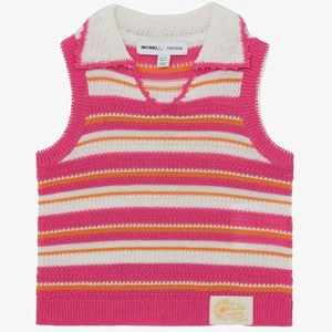 HARLEY SMILEYWORLD STRIPE - Jumper - pink HARLEY SMILEYWORLD STRIPE - Jumper - pink