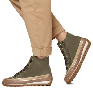JANIS STRIP PLUS CHIC  - High-top trainers - militärgrüne