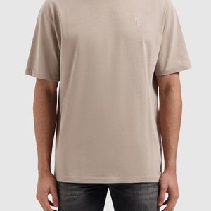LOOSE FIT CREWNECK - Basic T-shirt - taupe LOOSE FIT CREWNECK - Basic T-shirt - taupe