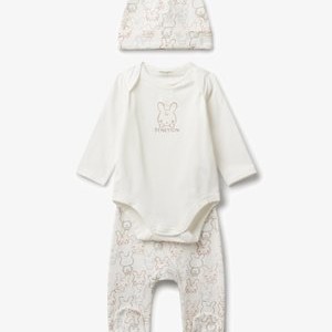 SET - Beanie - white SET - Beanie - white