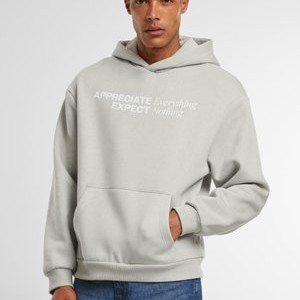APPRECIATE RESPECT FLUFFY - Hoodie - lightasphalt APPRECIATE RESPECT FLUFFY - Hoodie - lightasphalt