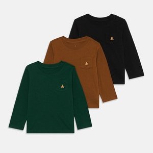 3 PACK TODDLER BOY - Long sleeved top - green/brown/black 3 PACK TODDLER BOY - Long sleeved top - green/brown/black