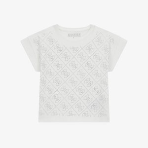 4G LOGO STRASS - Print T-shirt - weiß 4G LOGO STRASS - Print T-shirt - weiß