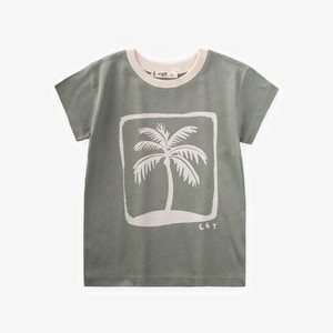 Basic T-shirt - metallic green Basic T-shirt - metallic green