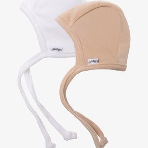 2ER SET  - Hat - weiss beige