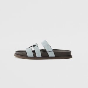 INES - Slippers - aria blue/cocoa