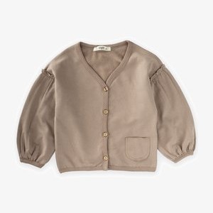 Zip-up sweatshirt - light brown Zip-up sweatshirt - light brown
