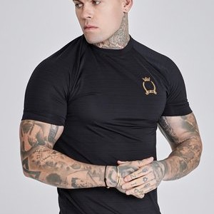 CREST TECH - Basic T-shirt - black CREST TECH - Basic T-shirt - black