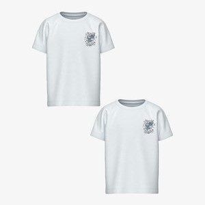 2ER SET  - Print T-shirt - weiß-2