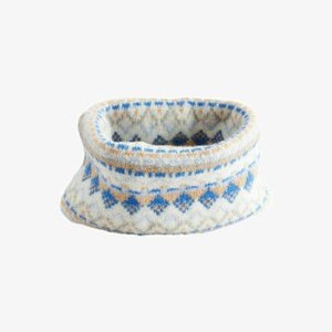 Snood - blue ecru Snood - blue ecru