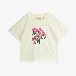 ALPINE FLOWERS TEE UNISEX - Print T-shirt - off-white ALPINE FLOWERS TEE UNISEX - Print T-shirt - off-white