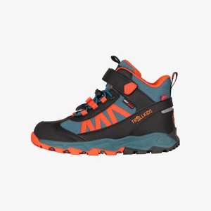 TRONFJELL HIKER MID UNISEX - Walking boots - stormy blue/flame orange/black TRONFJELL HIKER MID UNISEX - Walking boots - stormy blue/flame orange/black