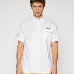 JESPER PARNEVIK SINGLE POCKET - Polo shirt - white JESPER PARNEVIK SINGLE POCKET - Polo shirt - white