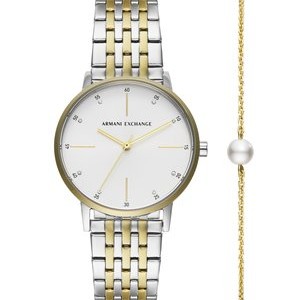WATCH BRACELET SET - Watch - silver-coloured/gold-coloured WATCH BRACELET SET - Watch - silver-coloured/gold-coloured