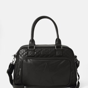 STARS DIAPERBAG - Baby changing bag - black STARS DIAPERBAG - Baby changing bag - black