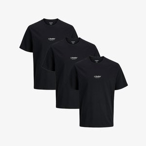 3ER PACK SOHO - Print T-shirt - schwarz