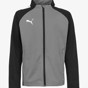 TEAMLIGA  - Training jacket - smoked pearl/puma white TEAMLIGA  - Training jacket - smoked pearl/puma white