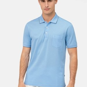 CASUAL WIRK - Polo shirt - light blue CASUAL WIRK - Polo shirt - light blue