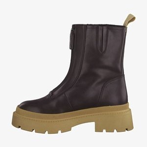 Platform ankle boots - schwarz