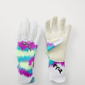 FUTURE ULTIMATE BRILLIANCE NC UNISEX - Goalkeeping gloves - white/pure magenta/fizzy apple