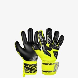 ATTRAKT FREEGEL - Goalkeeping gloves - safe yell silver black ATTRAKT FREEGEL - Goalkeeping gloves - safe yell silver black