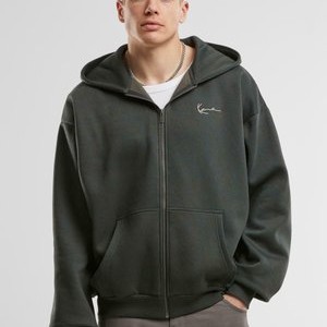 Zip-up sweatshirt - black Zip-up sweatshirt - black