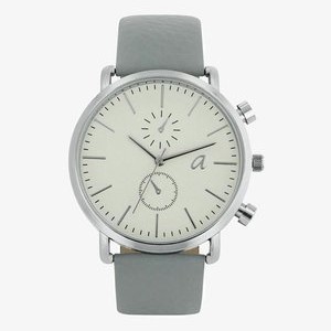 QUARZUHR FÜR UNISEX APFEL - Watch - silberfarben QUARZUHR FÜR UNISEX APFEL - Watch - silberfarben