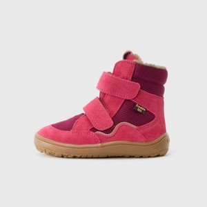BAREFOOT TEX WINTER - High-top trainers - pink/dark red BAREFOOT TEX WINTER - High-top trainers - pink/dark red