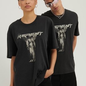 Print T-shirt - black Print T-shirt - black