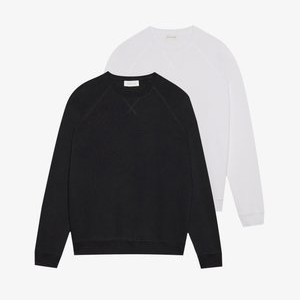 2 PACK - Sweatshirt - white/black 2 PACK - Sweatshirt - white/black