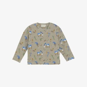 AOP - Long sleeved top - pure cashmere AOP - Long sleeved top - pure cashmere