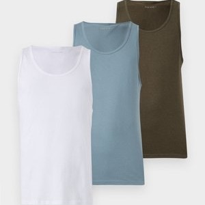 3 PACK - Top - green/white/light blue 3 PACK - Top - green/white/light blue